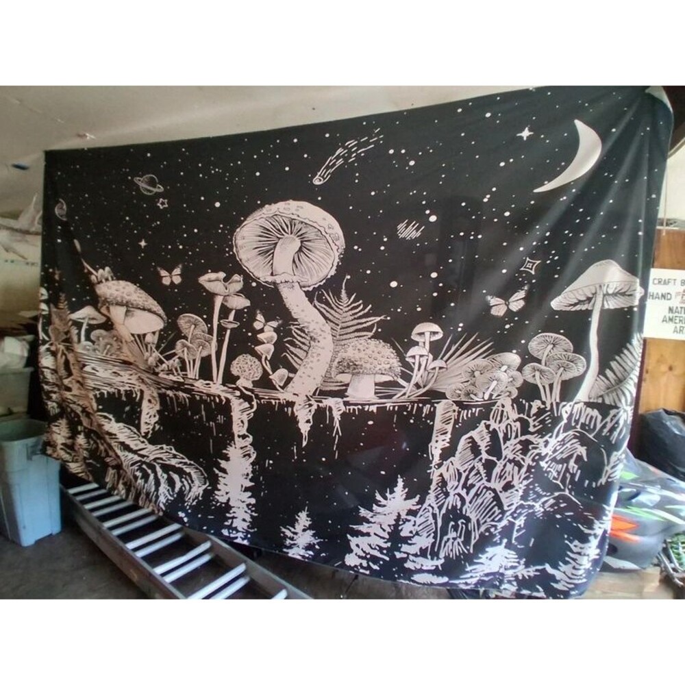 Mushroom tapestry
